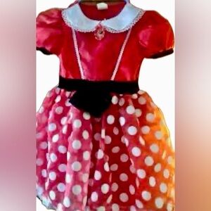 Minnie Mouse Costume Dress Minnie Mouse girl dress size medium 7/8